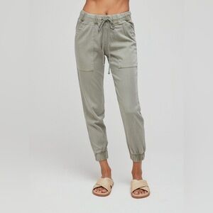 Bella Dahl Army Green Joggers Pants Size Small NEW